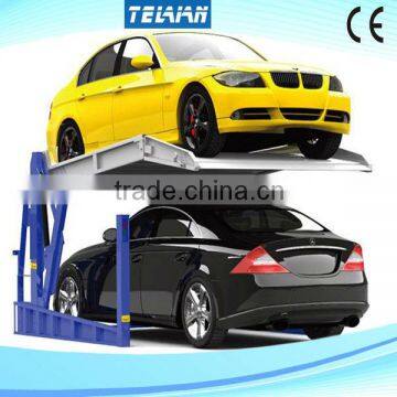 Two post tilt electric car lift