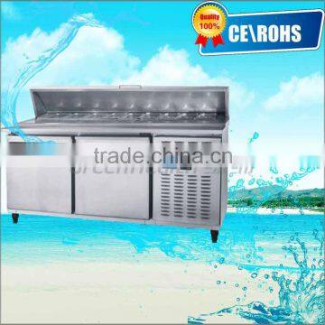 Stailess steel kitchen refrigerator cooler,commercial refrigerator freezer