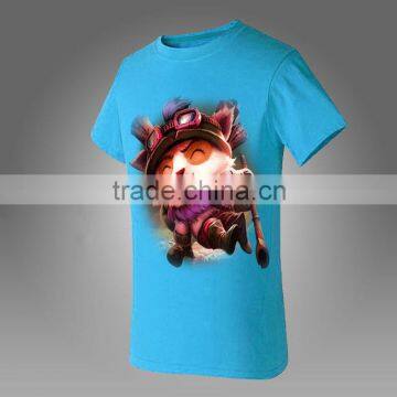 3d printing t-shirt new style in bulk short sleeve custom 3d cartoon printing t-shirt for men china factory