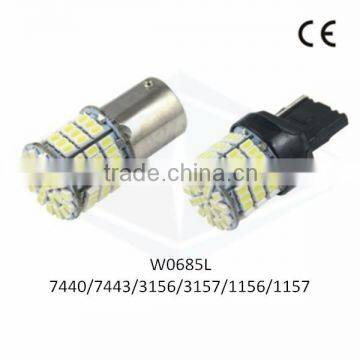 Bonjour LED Auto Light Turn Lamp T20 S25 7440 7443 3156 3157 1156 1157 85SMD 3020 1206 with CE