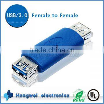 USB 3.0 extending connector female to female USB extension adaptor for computer and hard drives