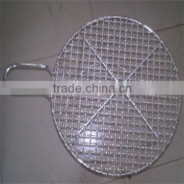 Galvanized bbq wire mesh,disposable bbq wire mesh,bbq wire mesh with handle