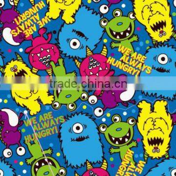 Fantastic!!High Quality Galaxy Cartoon Printing Fancy Sportwear Fabric