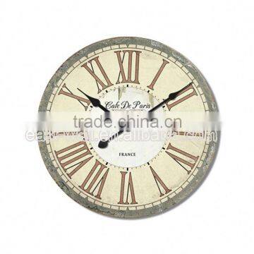 Exceptional Quality 3D Custom Decorative Vintage MDF Gold Brown Wall Clock photo-2