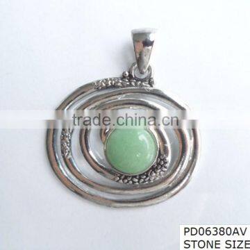 SGJGEMS PD06380AV Hot Sell Natural Crystal Pendants Gemstone Turquise Jewelry