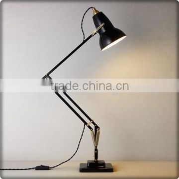 UL Listed Painted Black Adjustable Metal Bedroom Reading Lamp With Foot Switch T30189