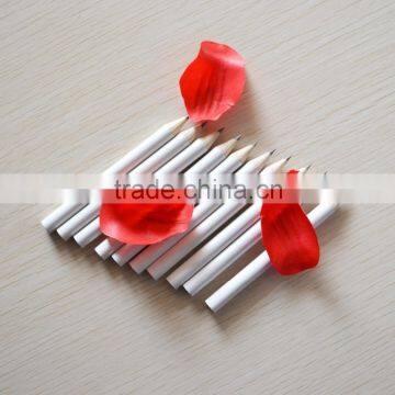 Promotion 3.5" Round Shape White Body 2.0mm HB Lead Golf Pencil ( HB Wooden Pencil ) Sharpened photo-3