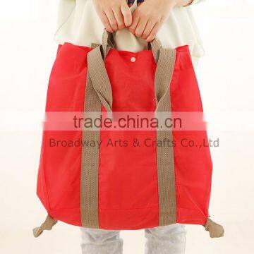 Large round blank canvas bag wholesale