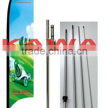 Advertising usage feather flag pole with good quality