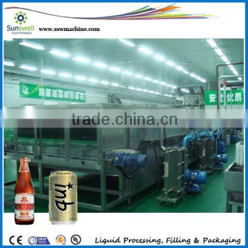 automatic beer prodution line pasteurizer