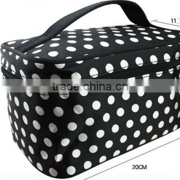 Fashion PU Waterproof Cosmeitc Bag for Girls, large cosmetic bag