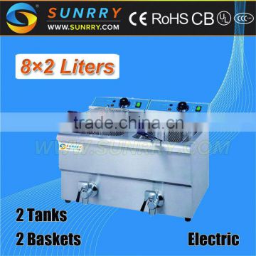 High Quality Counter Top type Stainless Steel Electric Potato Twist Deep Fryer