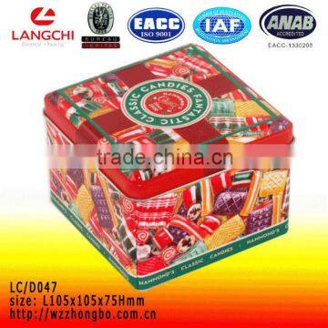 Wholesale rectangular gift metal box