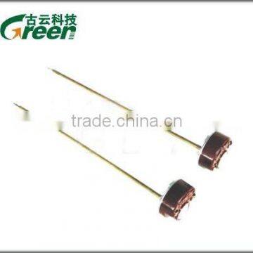 Electric heating element thermostat