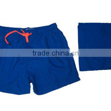 wholesale hot design mens polyester board shorts with mesh lining