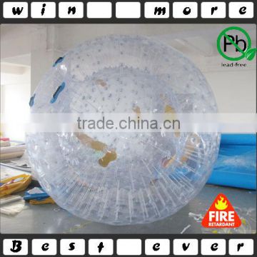 TPU inflatable zorb ball for adults, transparent ramp zorb ball for sale