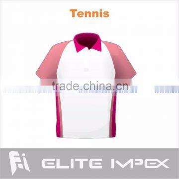 tennis 100% polyester polo shirts