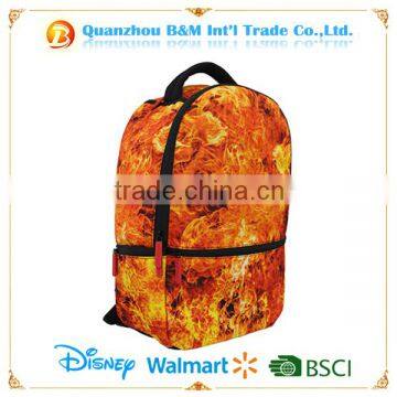 Fashion Fire Design Outdoor Laptop Day Backpack photo-2
