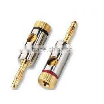 Gold Plated Banana Plug banana adaptor