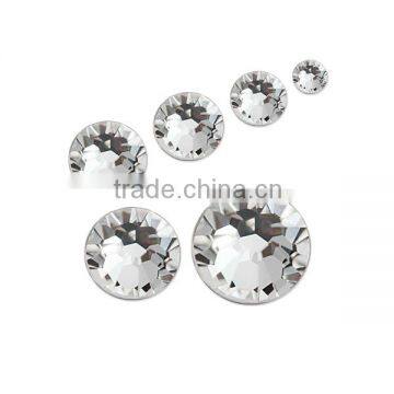 1440pcs SS3 to SS40 Clear Crystal Stone Flatback Nail Art Rhinestone photo-2