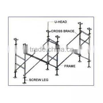 China Supplier Snap-On or Punch Hole Frames Scaffolding