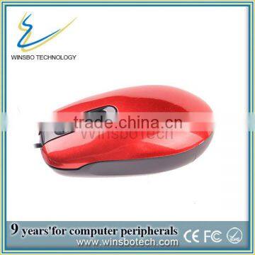 Eco-Friendly 3D Wired Optical Computer Mouse/Mini Mouse/computer mouse brands/Rubber Mouse Pad