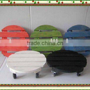 colorful planter trolley(FSC certification)