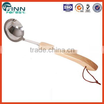 Hot sale high quality low price ladle for sauna bath stainless steel sauna ladle