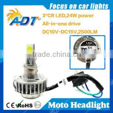 Motorcycle led headlight H4 base 24W power M3 all-in-one drive