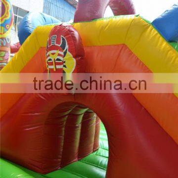 Tiki Island Inflatable Playground Obstacle Fun City for Sale photo-4