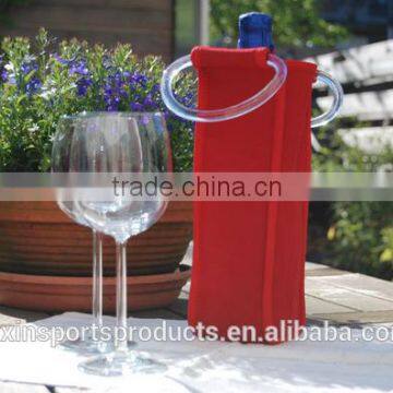 Novelty Neoprene Wine Bottle Holder Beer Cooler Sleeve With Hook
