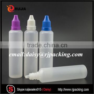 NEW arrival LDPE squeezable 60ml unicorn bottle for e liquid with child tamper ring cap