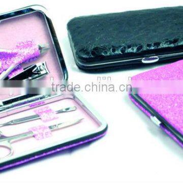 4 pcs Mini Size Travel Manicure Set Personal Care Manicure Set In PU Box