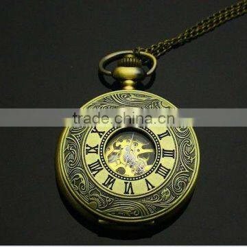 automatic mechanical pocket chain watch