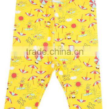 printed kids short 3/4 leggings