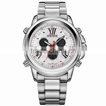 WEIDE Silver Watch for Men Wholesle Sport Watch Men WH3408-2