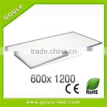 Shenzhen faxtory pmma panel light 600x1200mm 2835smd 72w/80w led panel light AC100-240V