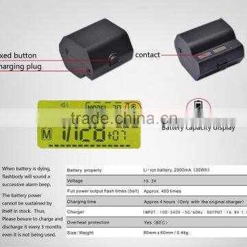 CONONMARK 600WS I6T EX Photo Strobe Flashlight for Canon photo-5