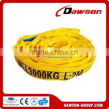 CE and GS standard 1-12T China manufacture textile round slings safety factor 6