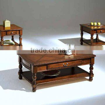 2015 classic design high quality wooden coffee table