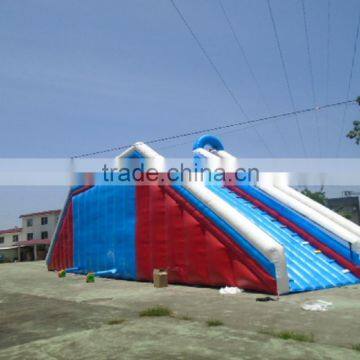 2015 hot commercial inflatable zorb ramp slide