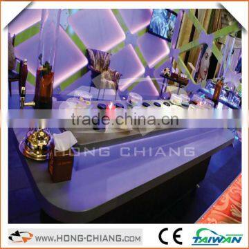 Mobile magnetic conveyor belt / desk / modern display counter / promotion table