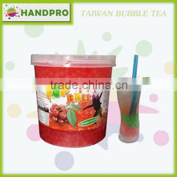 High Quality Cherry Popball for Taiwan Bubble Tea drinks Popping boba