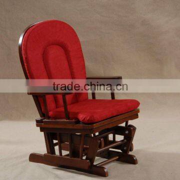 2013 Baby Glider Chair Without Ottoman in Red Cushion