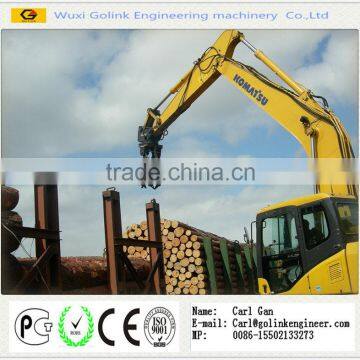 High quality hydraulic timber rotating grab for excavator