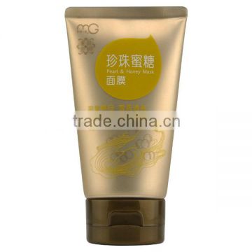 high quality white offset printing plastic soft tubes used for cosmetic