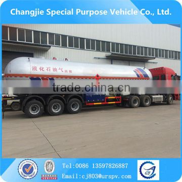 59.6m3 propane 3 axle trailer lpg road tanker,lpg tank for sale,lpg tanker for sale