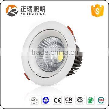 Aluminum Material SAA CE Certification 7W 12W 20W 30W Dimmable COB LED Spotlight