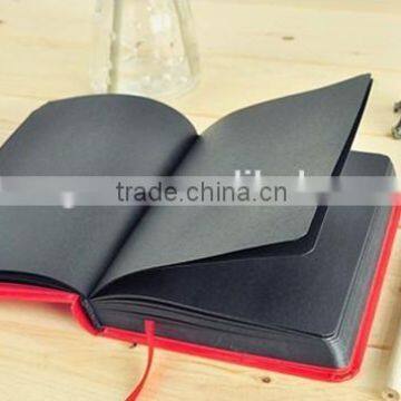 notebook with belt and pocket