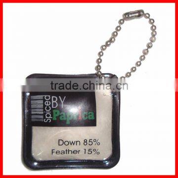 Hot Selling Printing LOGO Free Samples Down Feather Hang Tag photo-5